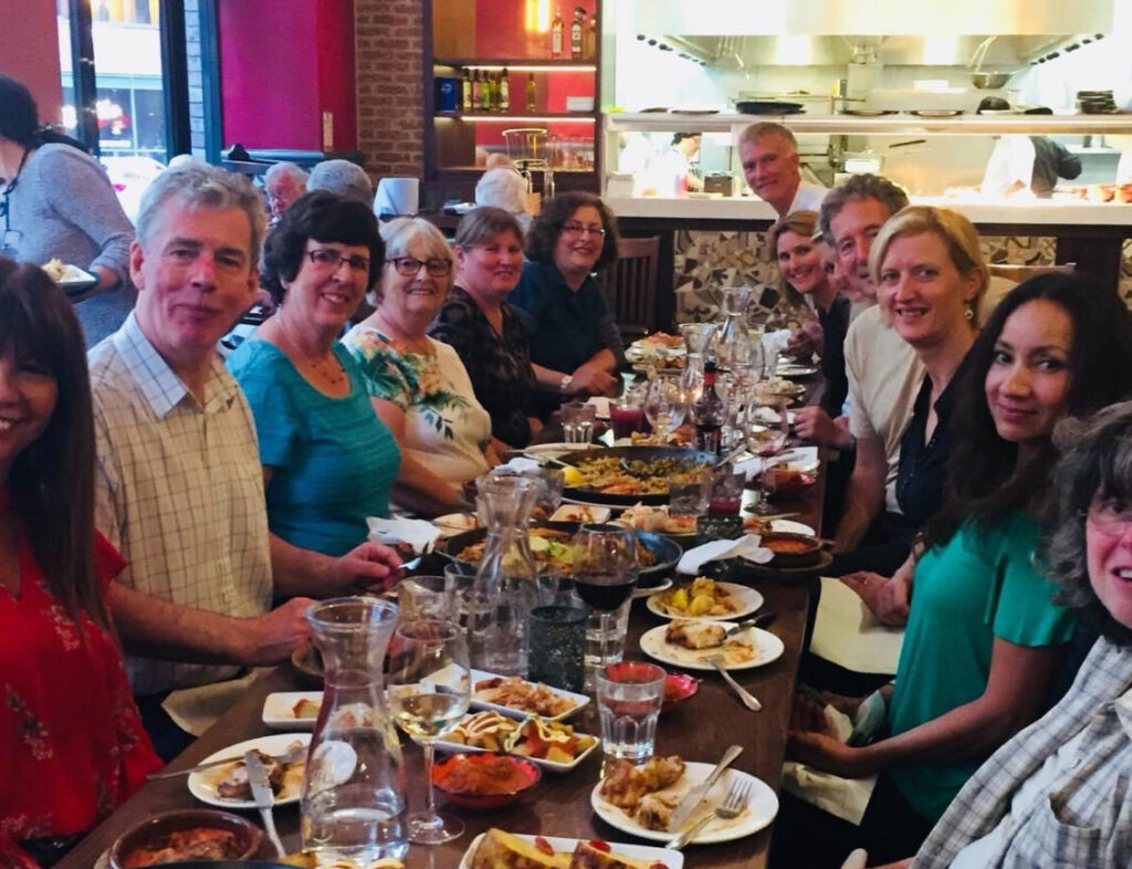 End of year tapas with my students at a Spanish restaurant in Liverpool. -July 2018